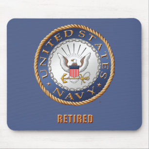 U.S. Navy Retired Mousepad