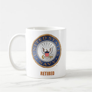 U.S. Navy Retired Mug