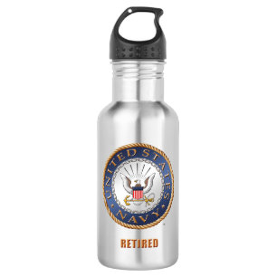 U.S. Navy Retired Water Bottle