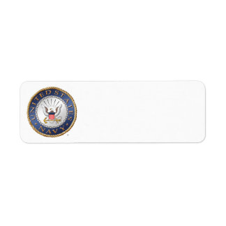U.S. Navy Return Address Label