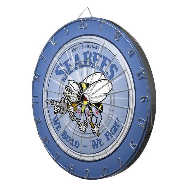 U.S. Navy Seabee Dartboard (Front Right)