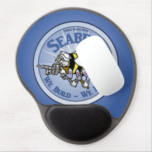 U.S. Navy Seabee Gel Mouse Mat