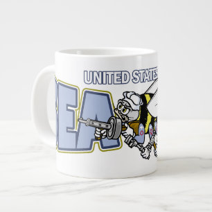 U.S. Navy Seabee Large Coffee Mug