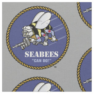 U.S. Navy   Seabees Fabric