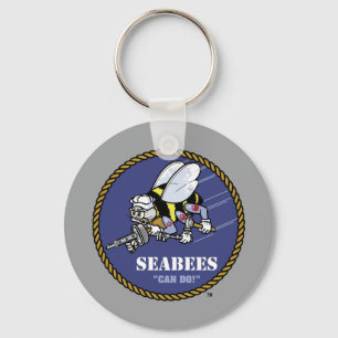 U.S. Navy   Seabees Key Ring