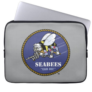U.S. Navy   Seabees Laptop Sleeve