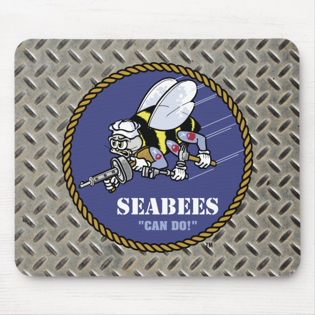U.S. Navy | Seabees Mouse Mat (Front)