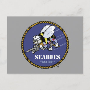 U.S. Navy   Seabees Postcard