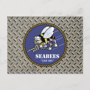 U.S. Navy   Seabees Postcard