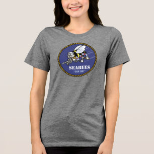U.S. Navy Seabees Tri-Blend Shirt