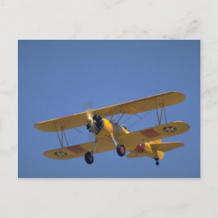 U.S. Navy version, Stearman N3N3 Postcard