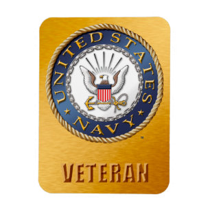 U.S. Navy Veteran Flexible Photo Magnet