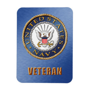 U.S. Navy Veteran Flexible Photo Magnet