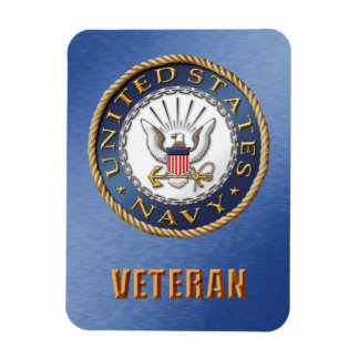 U.S. Navy Veteran Flexible Photo Magnet