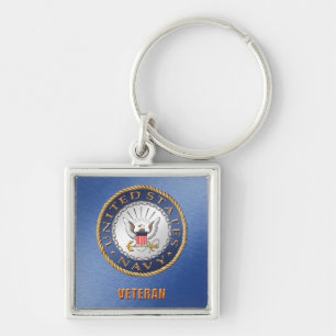 U.S. Navy Veteran Keychain