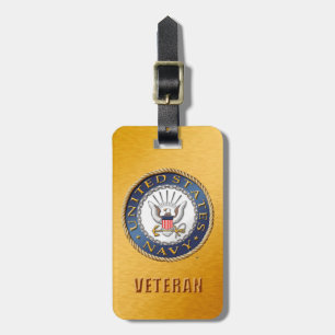 U.S. Navy Veteran Luggage Tag