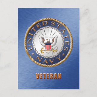 U.S. Navy Veteran Postcard
