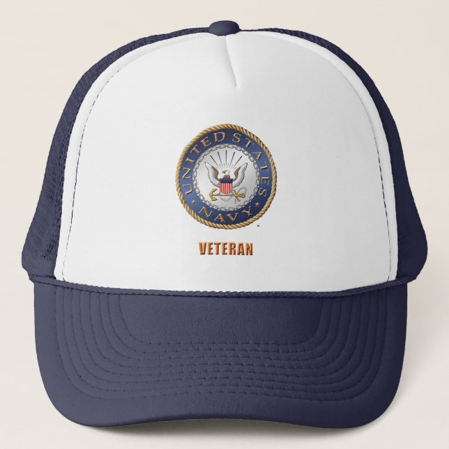U.S. Navy Veteran Trucker Hat (Front)