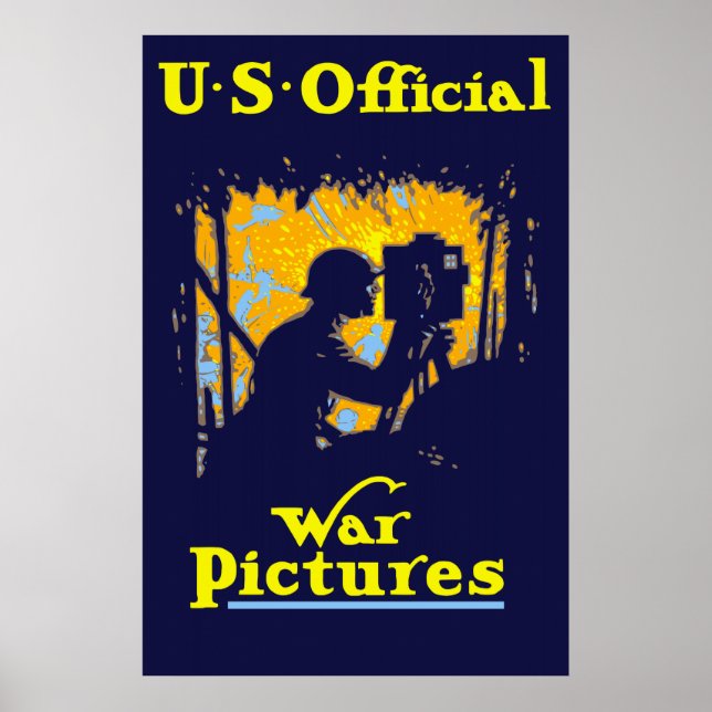 U.S. Official War Pictures Poster (Front)