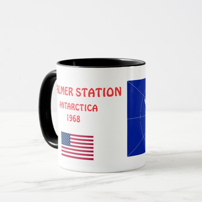 U.S. Palmer Antarctic Station Custom Mug (Front Left)