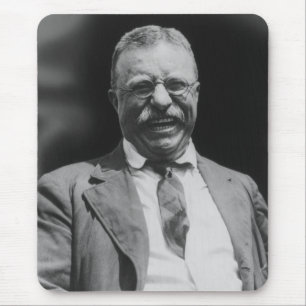 U.S. President Theodore Teddy Roosevelt Laughing Mouse Mat