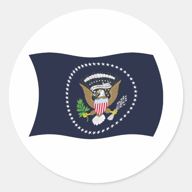 U.S. Presidential Seal Flag Sticker (Front)