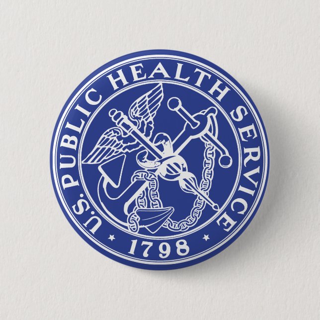 U.S. Public Health Service 6 Cm Round Badge (Front)