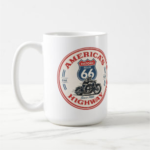 U.S. Route 66 The Mother Road historic highway gif Coffee Mug
