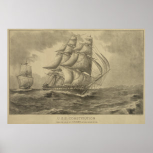 U.S.S. Constitution Poster