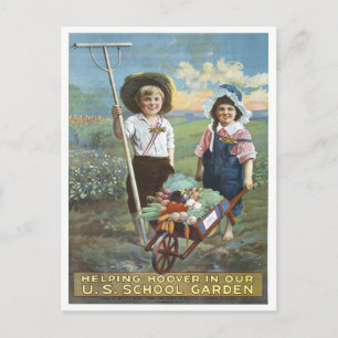 U.S. School Gardens, 1919 Postcard