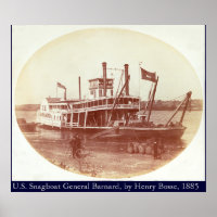 U.S. Snagboat "General Barnard" 1885
