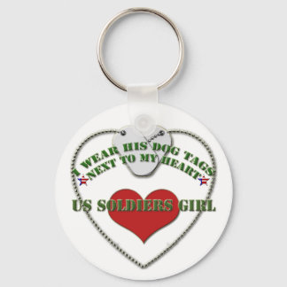 U.S Soldiers Girl Keychain