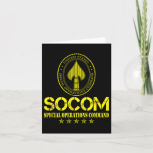 U.s Special Operations Command Socom Patriotic Vet Card