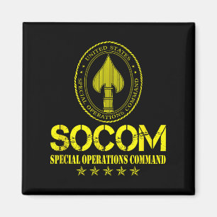 U.s Special Operations Command Socom Patriotic Vet Magnet
