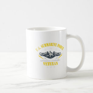 U.s Submarines Forces Veterans Day Silent Service  Coffee Mug