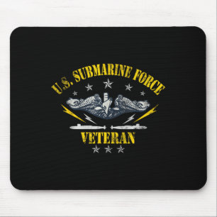 U.s Submarines Forces Veterans Day Silent Service Mouse Mat