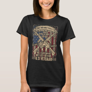 U S Veteran Themed Military Proud Veterans Day T-Shirt
