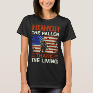U S Veterans Honour The Falling Thank The Living T-Shirt