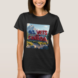 U.s. Vets For Canada Sticker  T-Shirt
