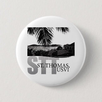 U.S. Virgin Islands 6 Cm Round Badge