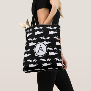 U.S. Virgin Islands, Black & White  Tote Bag