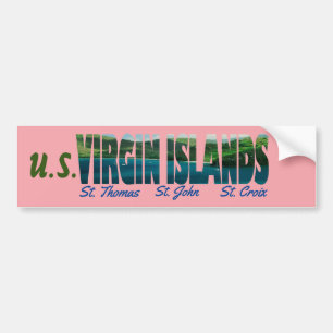 U.S. Virgin Islands Bumper Sticker