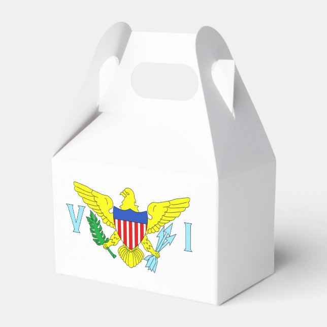 U.S. Virgin Islands Flag Favour Box (Front Side)