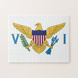 U.S. Virgin Islands Flag Jigsaw Puzzle