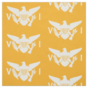 U.S. Virgin Islands Flag (Large) Mango Fabric