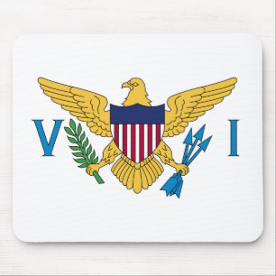 U.S. Virgin Islands Flag Mouse Mat