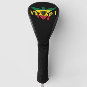 U.S. Virgin Islands Flag, Rasta Golf Head Cover