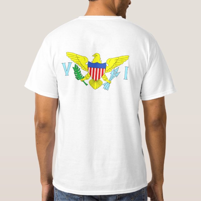 U.S. Virgin Islands Flag T-Shirt (Back)