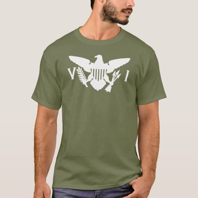 U.S. Virgin Islands Flag T-Shirt (Front)