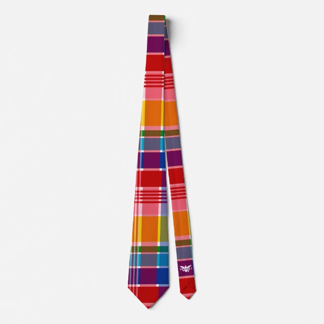 U.S. Virgin Islands Madras Tie (Front)
